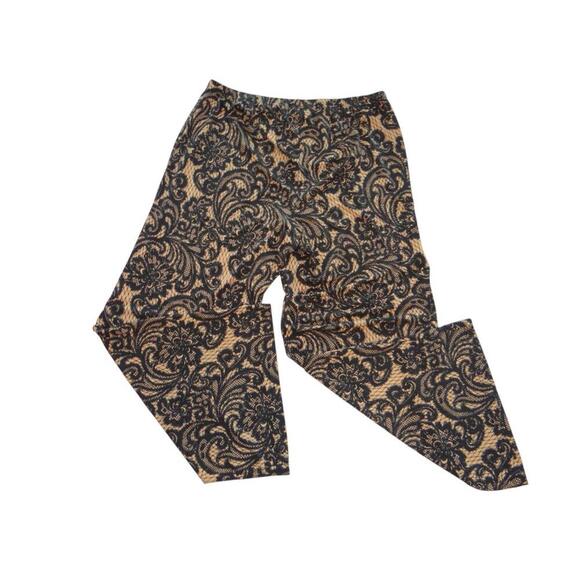 Bob Mackie Wearable Art Palazzo Pants - Elegant Print - Picture 2 of 4